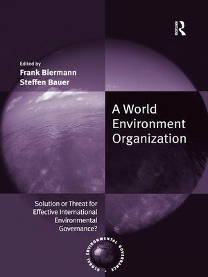 cover image of A World Environment Organization